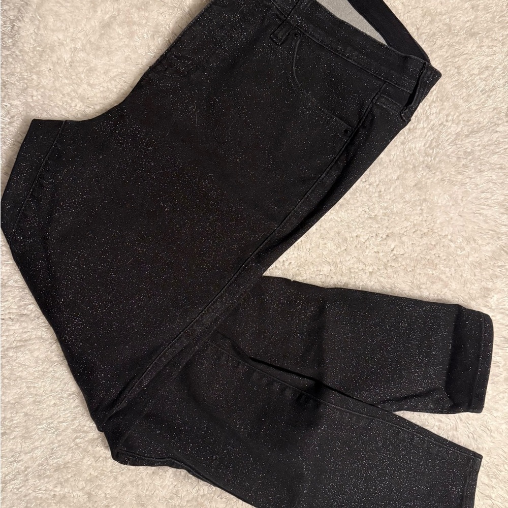 Torrid Black Glitter Skinny Jeans